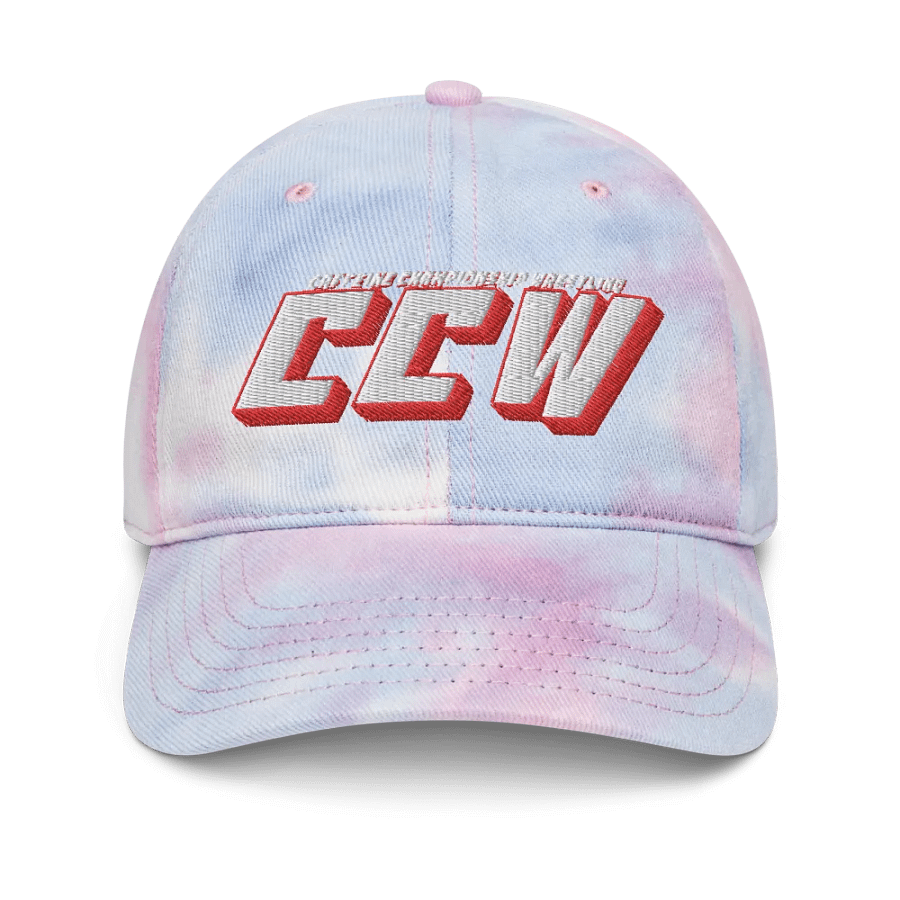 Caffeine Champion Wrestling Tie Dye Dad Hat product image (1)