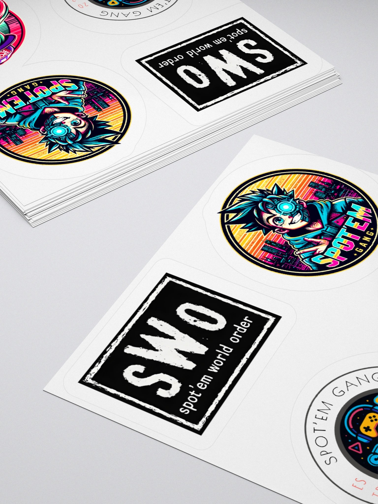 Spot'em Gang Vinyl Kiss Cut Stickers (Set 1) product image (11)