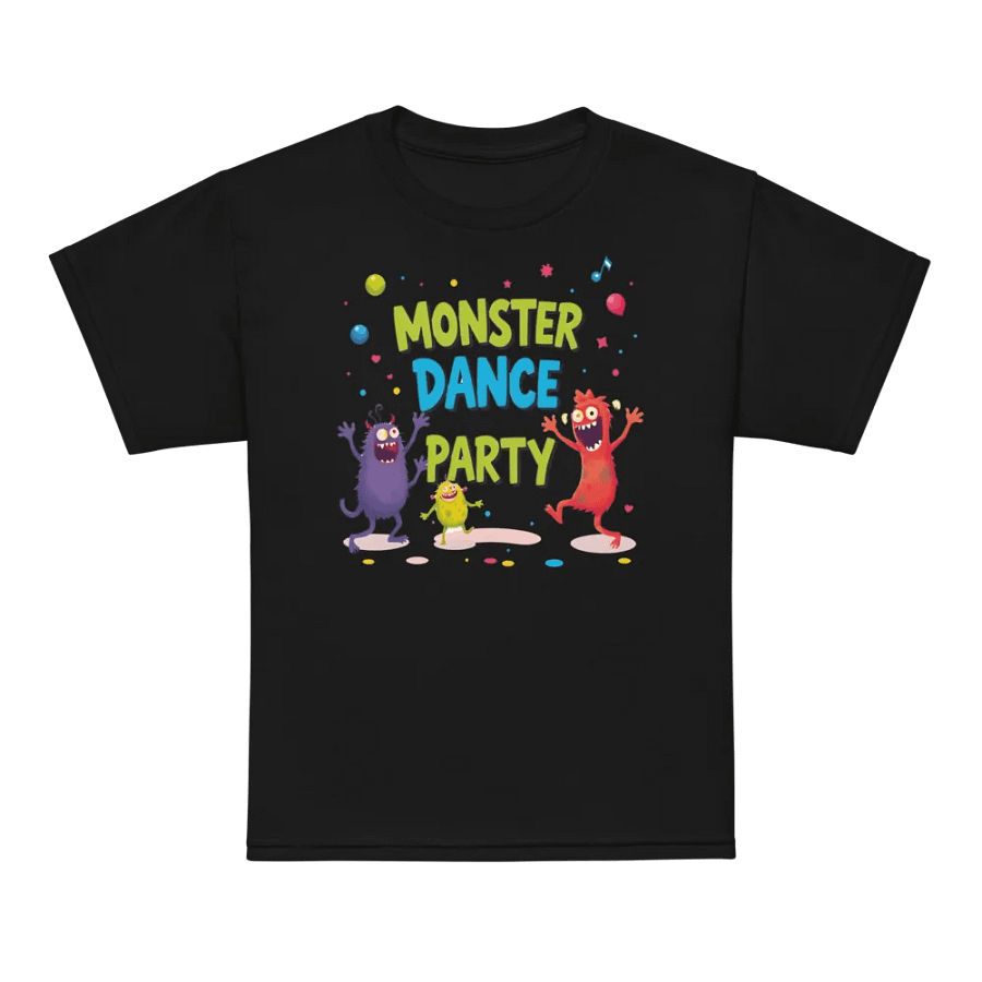 Monster Dance Party - Groovy Moves Kids Tee product image (7)