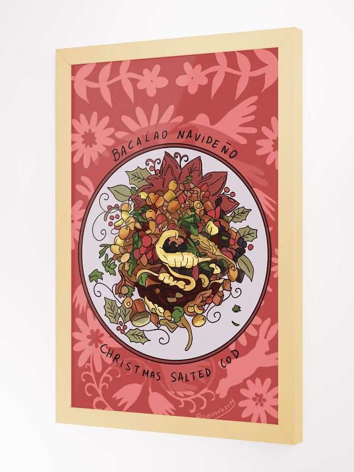 Bacalao Navideño Framed Poster product image (2)