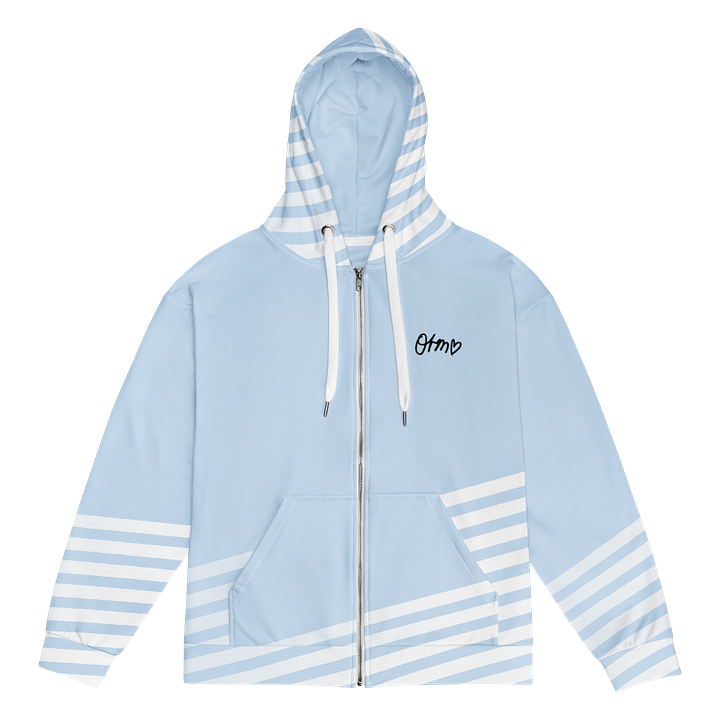 Orm Kornnaphat Unisex Zip Hoodie (Blue) product image (1)