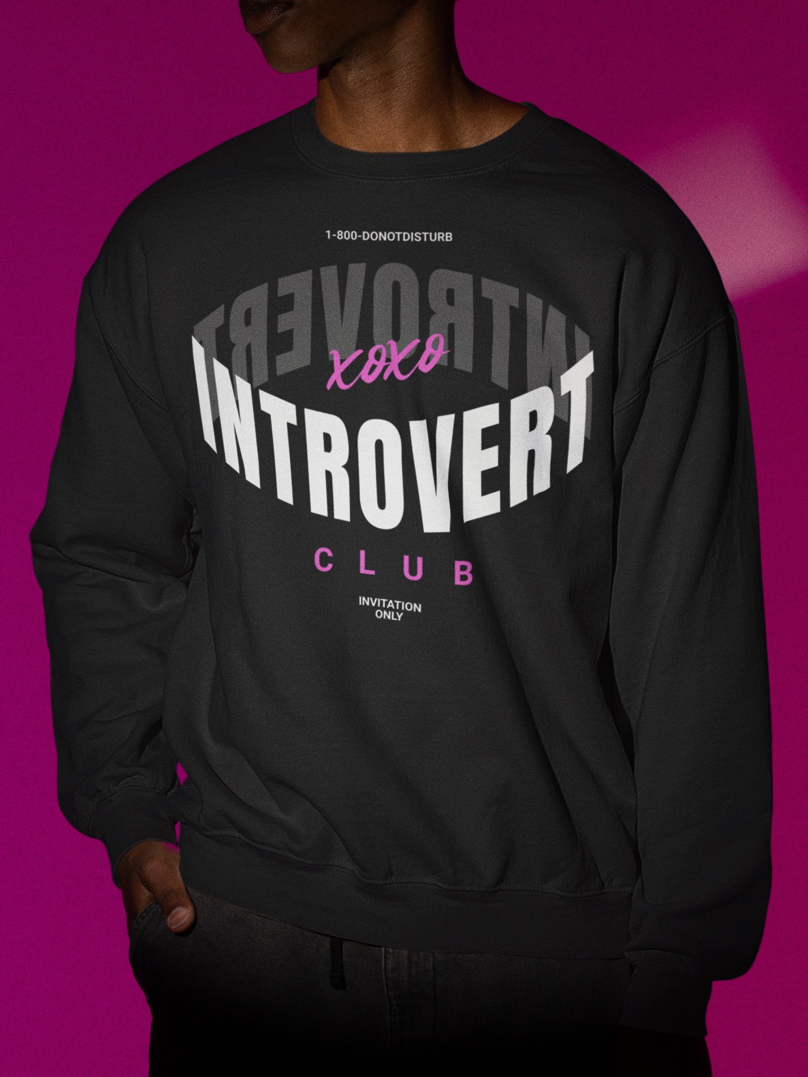 Introvert x Extrovert Club Sweatshirt product image (1)