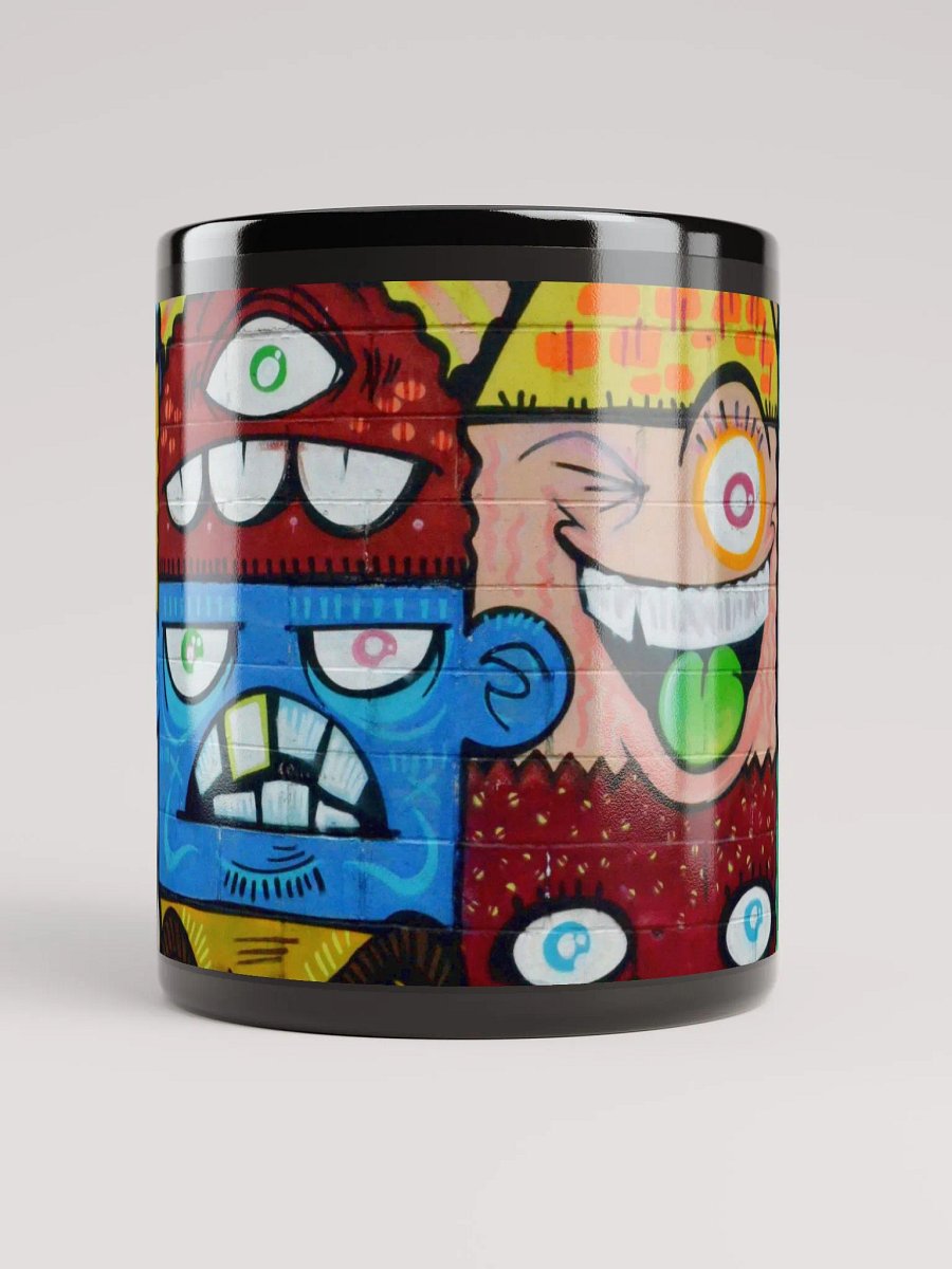 Black Funky-Face Mug product image (5)