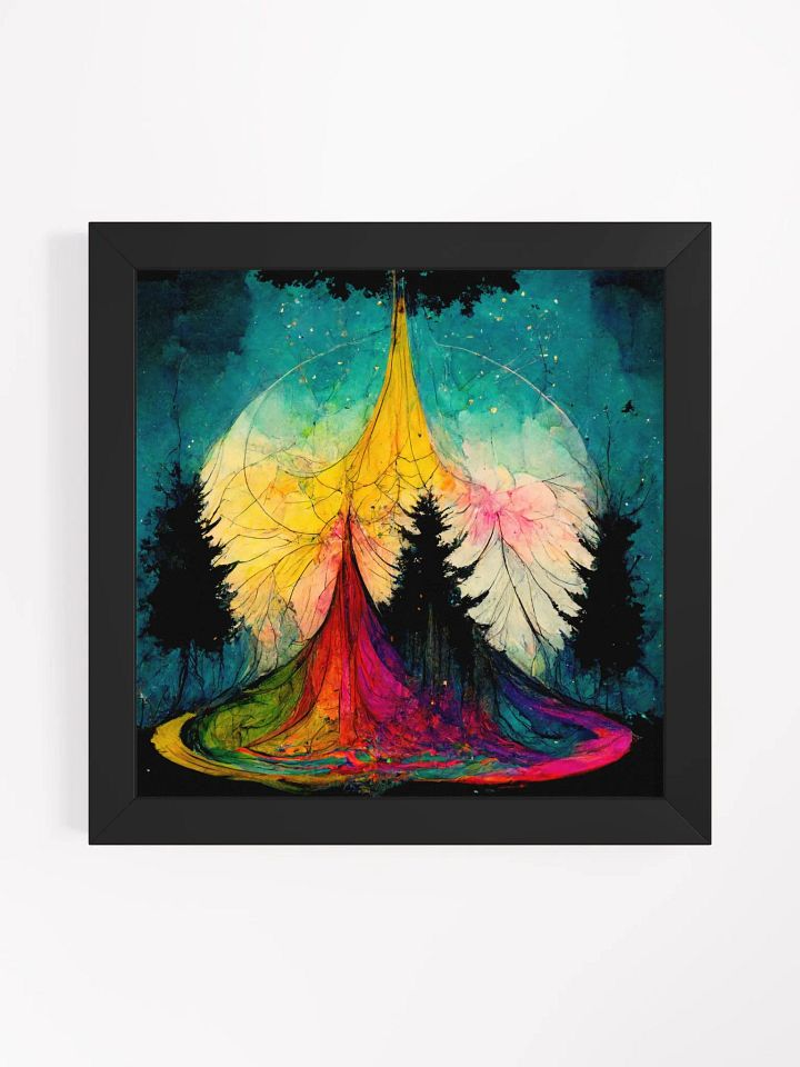 Vibrant Ayous Wood Framed Matte Poster product image (4)