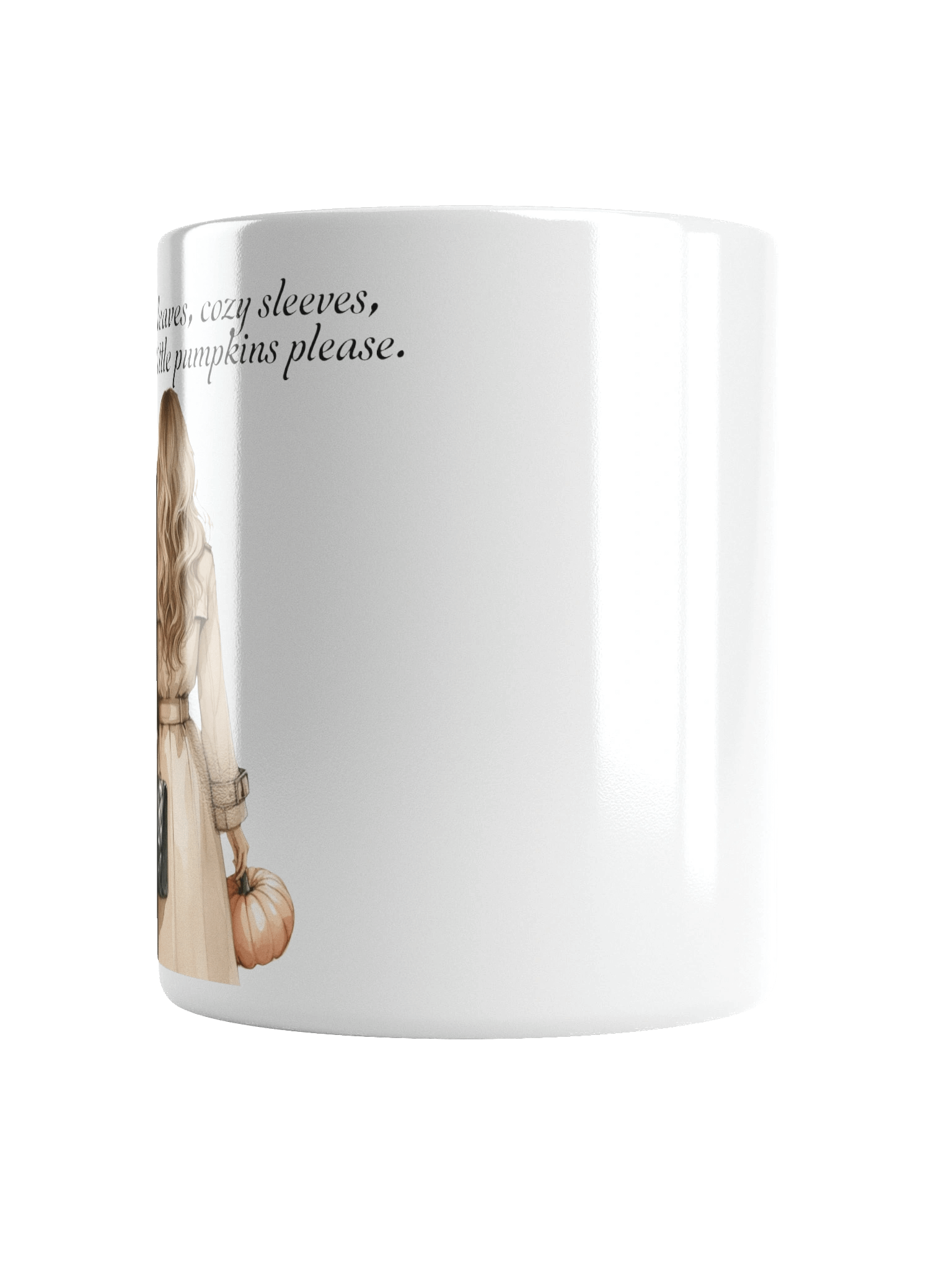 Chic Old Money Autumn Girl Mug 🍂👜🎃 product image (18)