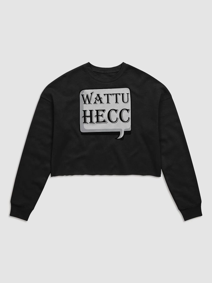 wattuhecc Bella+Canvas Women's Fleece Crop Sweatshirt product image (4)