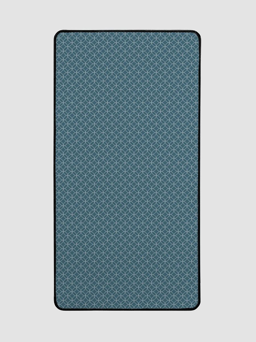 Desk Mat - Japanese Teal Shippo Pattern product image (3)