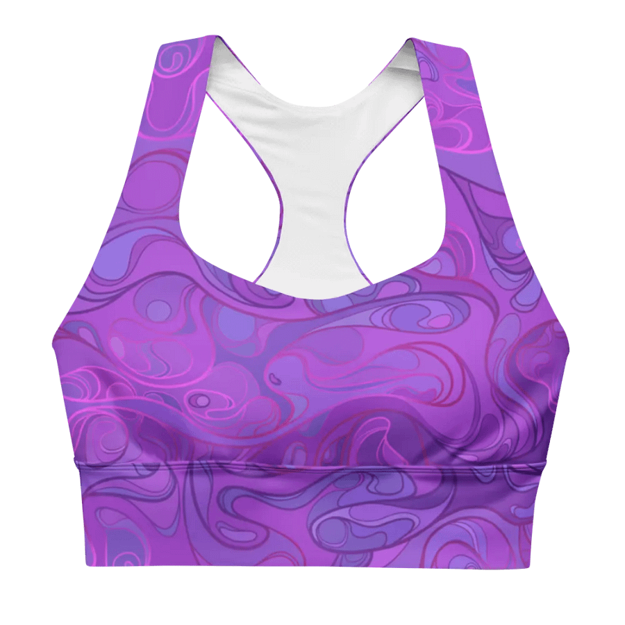 PURPLE SWIRL - Sports Bra product image (1)