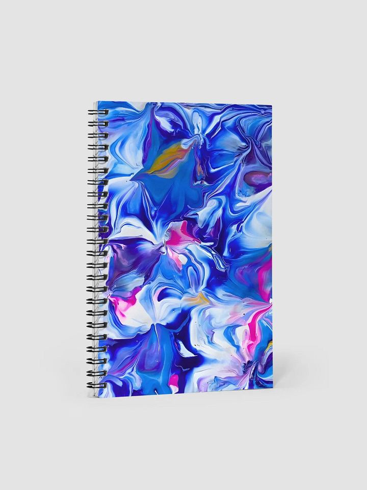 Ocean Blossoms Fluid Art Notebook product image (1)