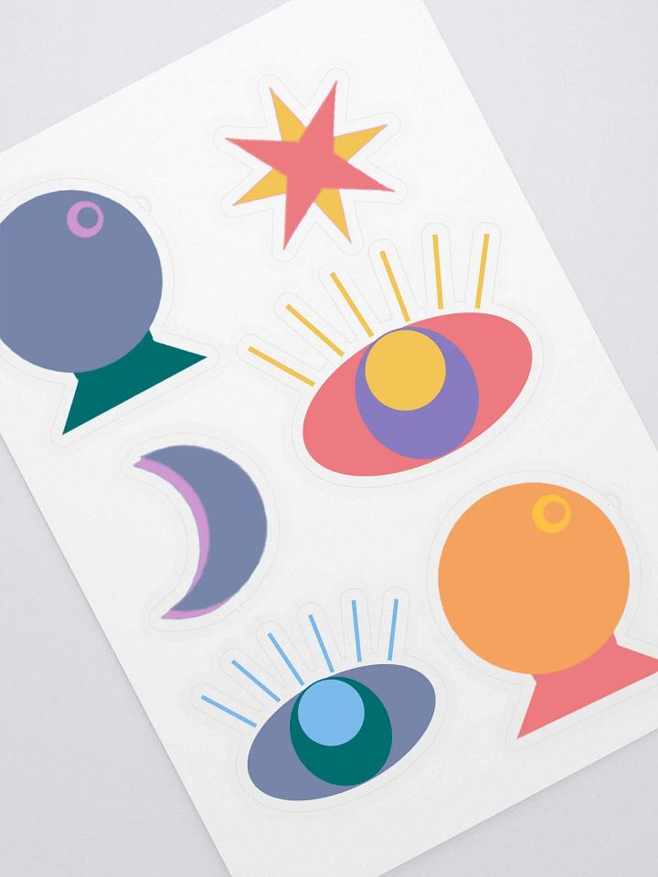 Cosmic Kaleidoscope Sticker Sheet product image (1)