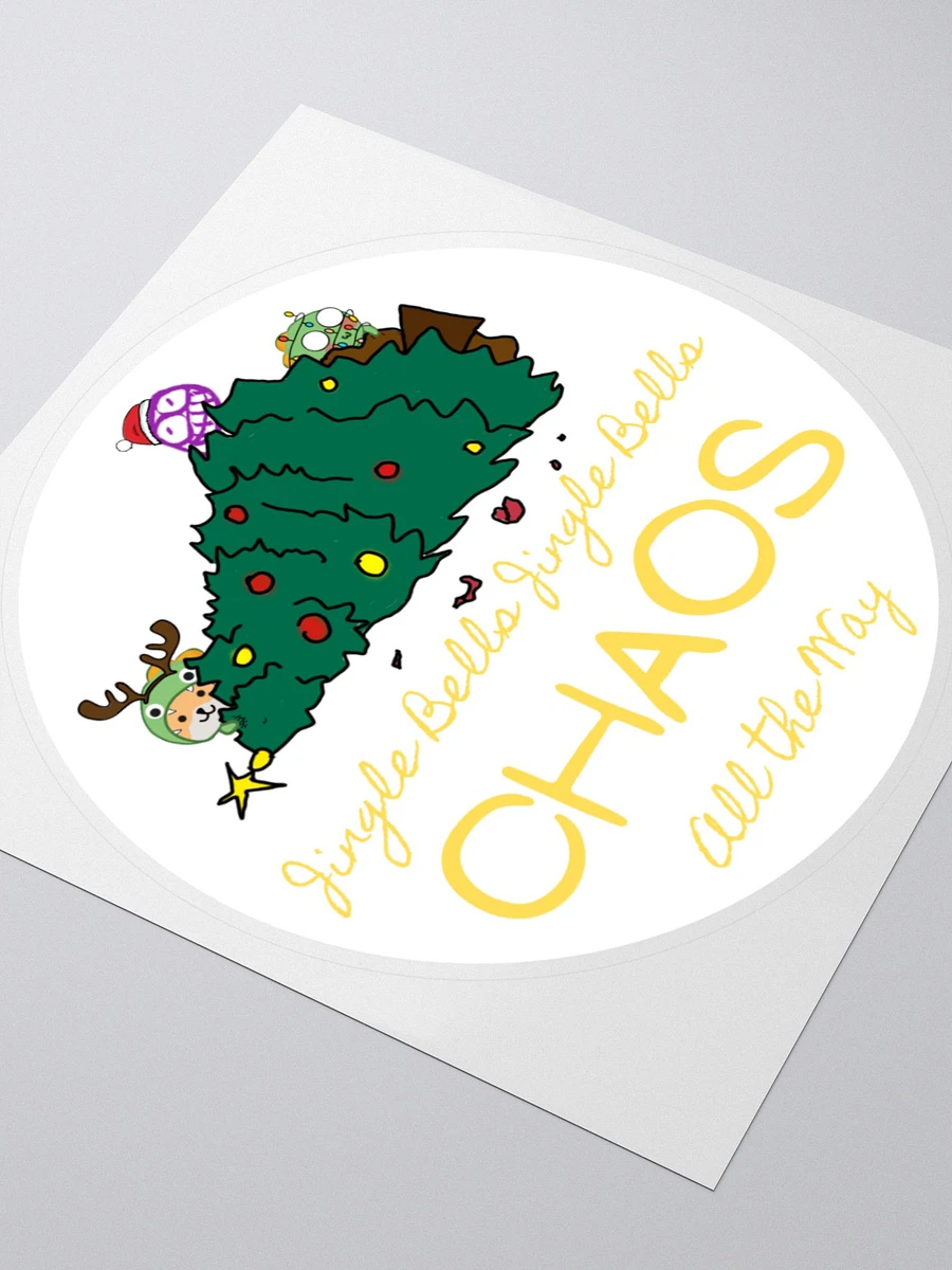 Dino Holiday Chaos Sticker product image (3)