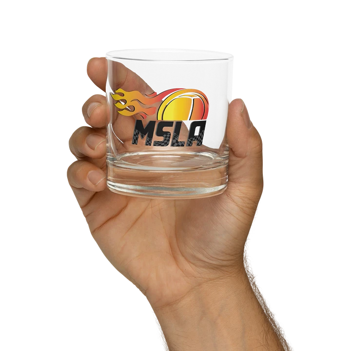 MSLA Logo Rocks Glass product image (2)