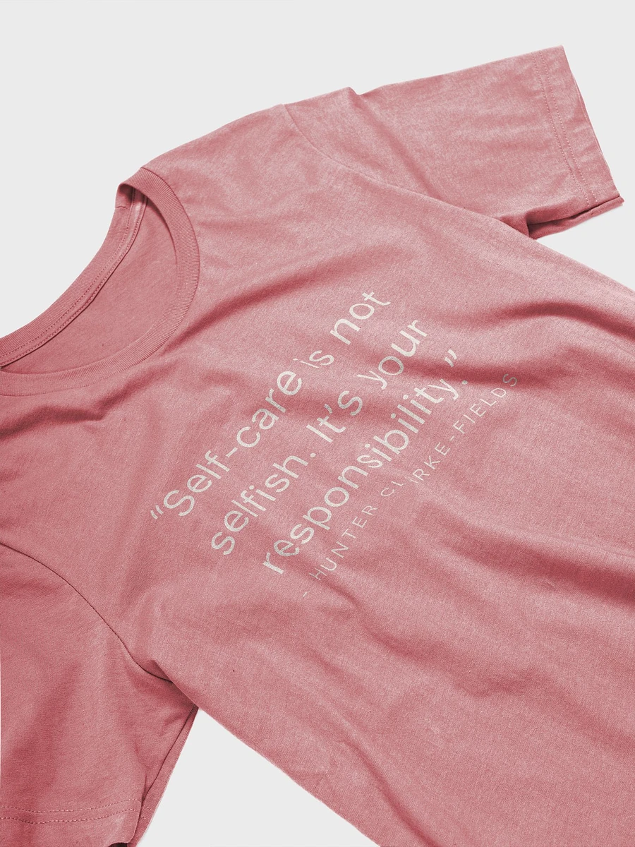 Self-Care Is Not Selfish Pink Tee product image (3)