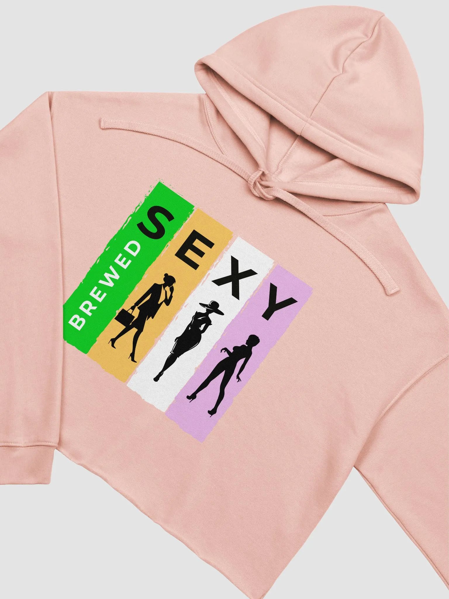 Brewed Sexy Crop Hoodie product image (1)