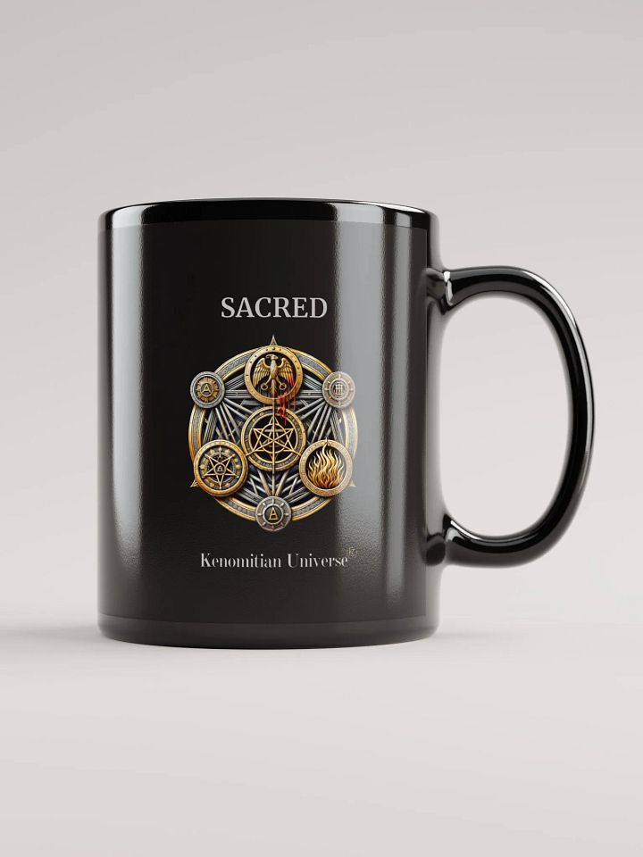 Sacred | Black Glossy Mug product image (1)