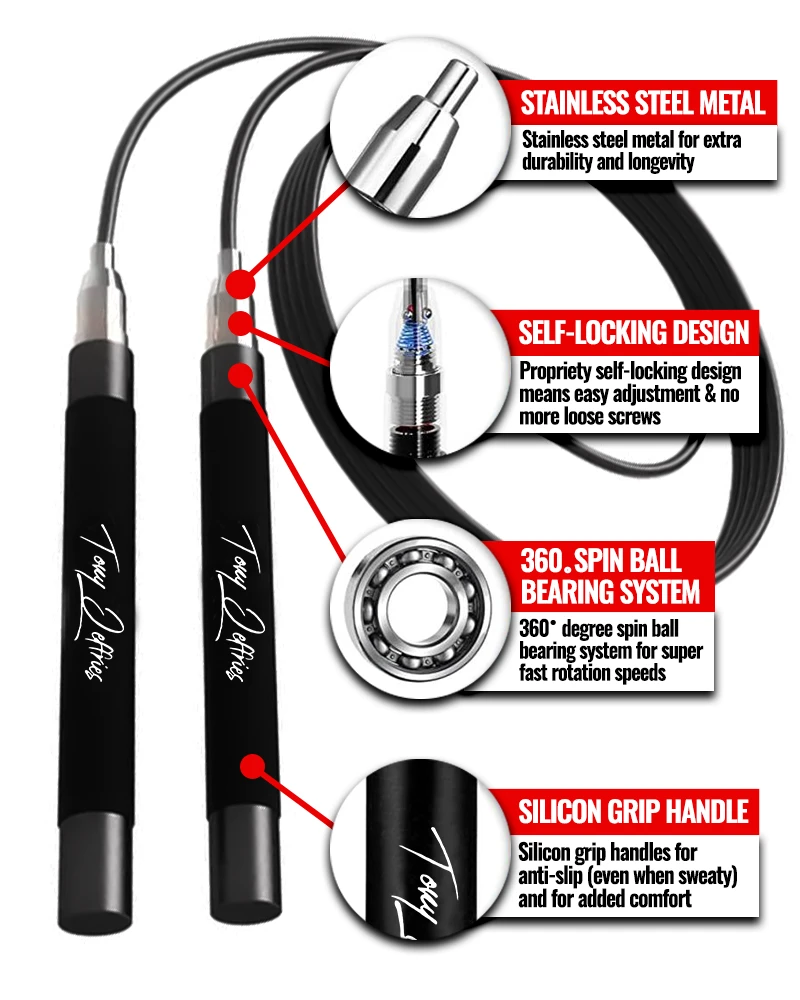 2.0 Speed Jump Rope By Tony Jeffries 2024 product image (2)