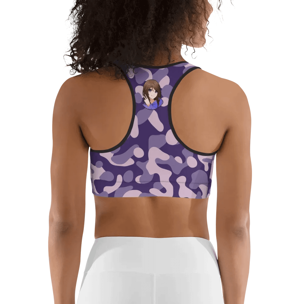 Purple Camo Nova Sports Bra product image (5)