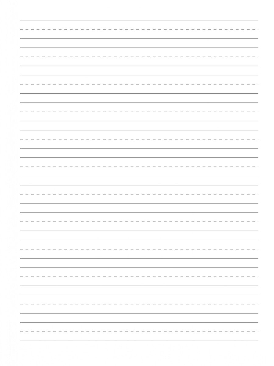 Handwriting Paper: Blank Dotted lined Paper For Students product image (2)