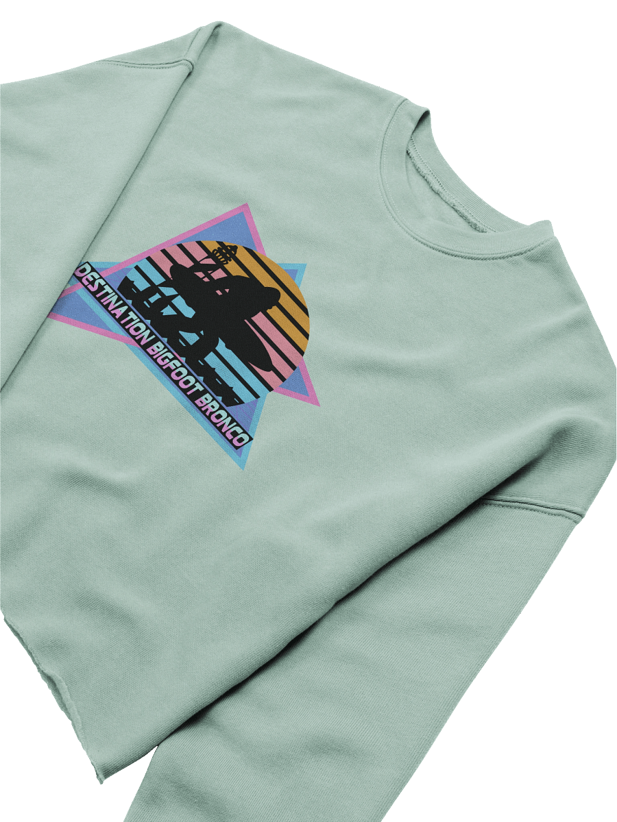 Destination Bigfoot Bronco Retro-Inspired Bella+Canvas Women's Fleece Crop Sweatshirt (Multiple Colors Available) product image (29)