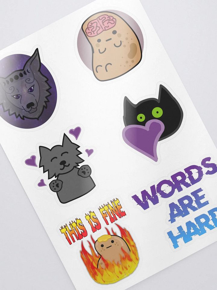Emote Sticker Sheet product image (2)