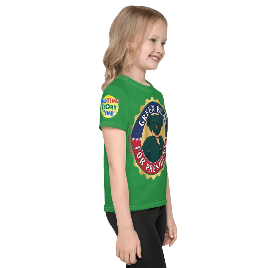 Green Bear Presidential Kid Tee product image (6)