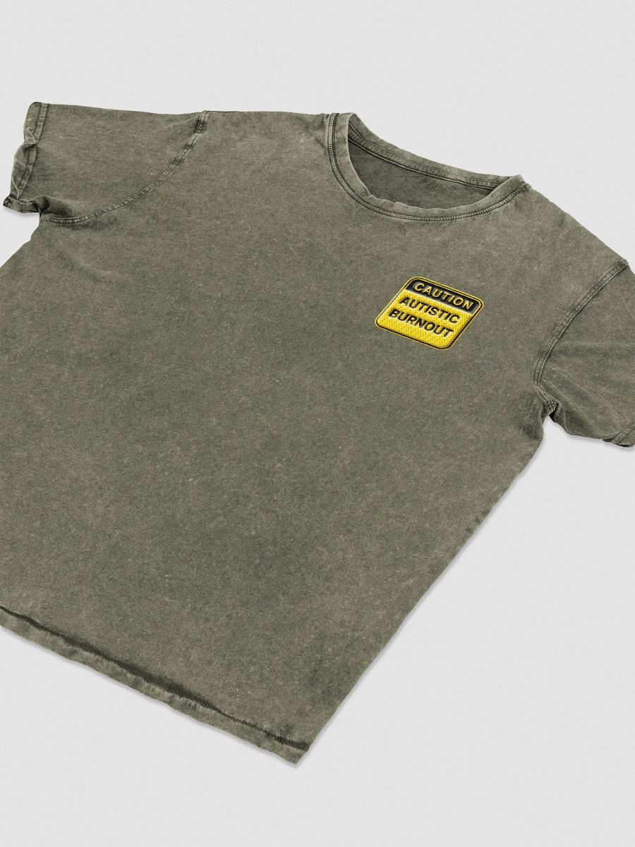 CAUTION: ASD BURNOUT Denim T-Shirt product image (7)