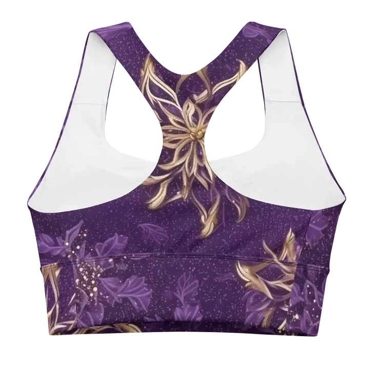 Purple Glam Sports Bra product image (1)