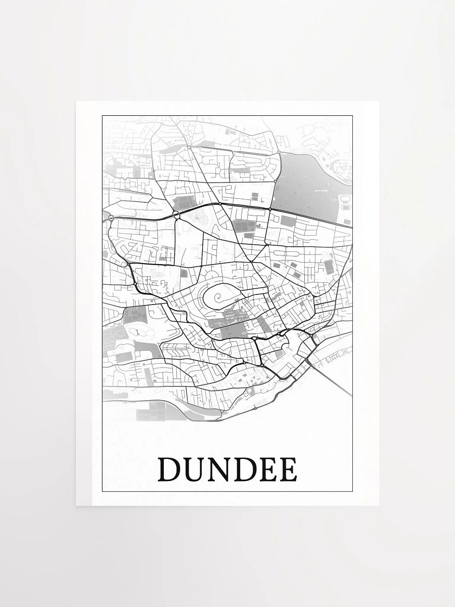 Dundee, Scotland, city map print product image (1)
