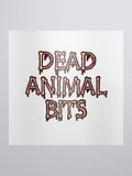 Dead Animal Bits Sticker product image (1)