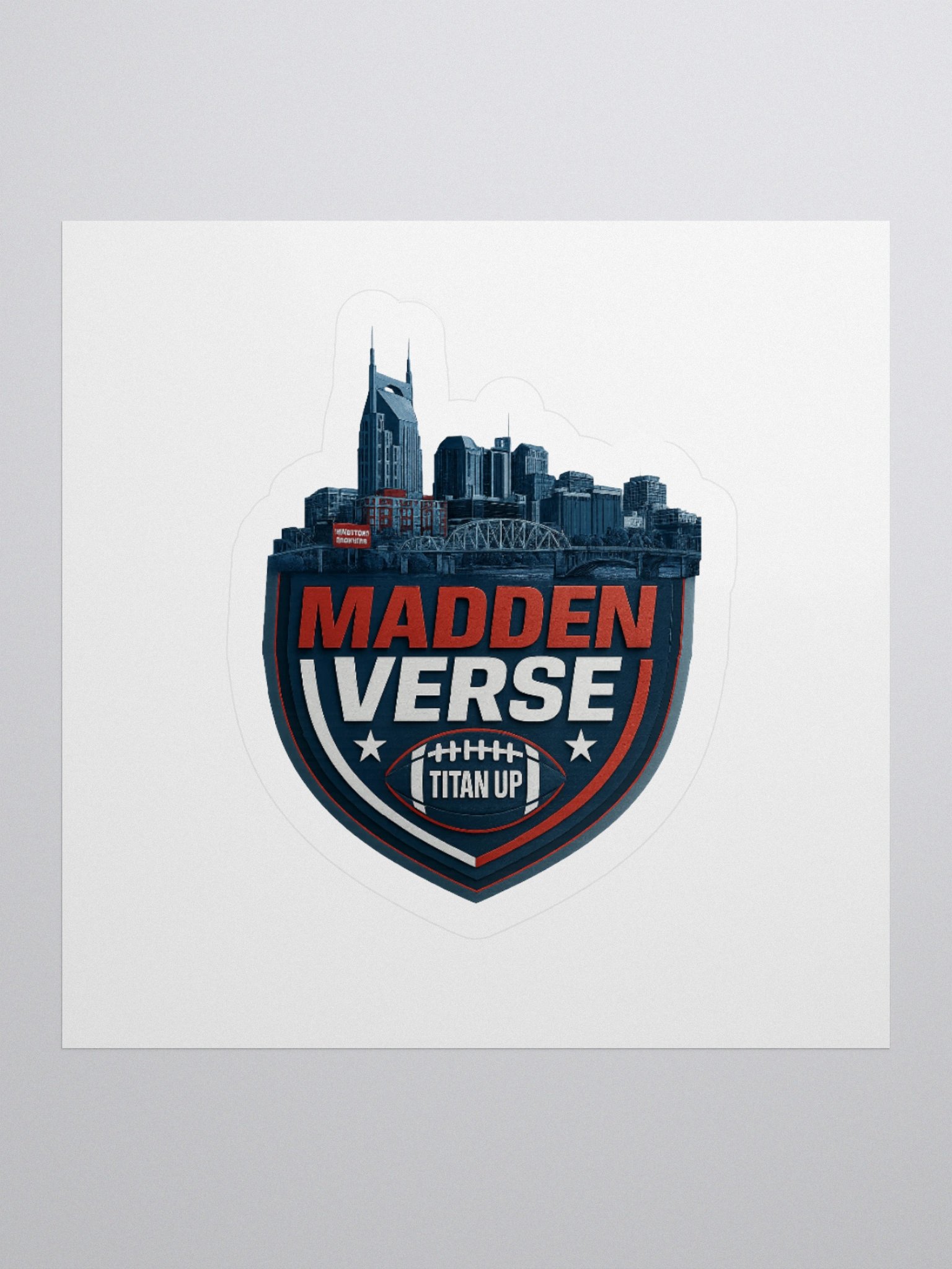 TITAN UP NASHVILLE SKYLINE STICKER product image (3)