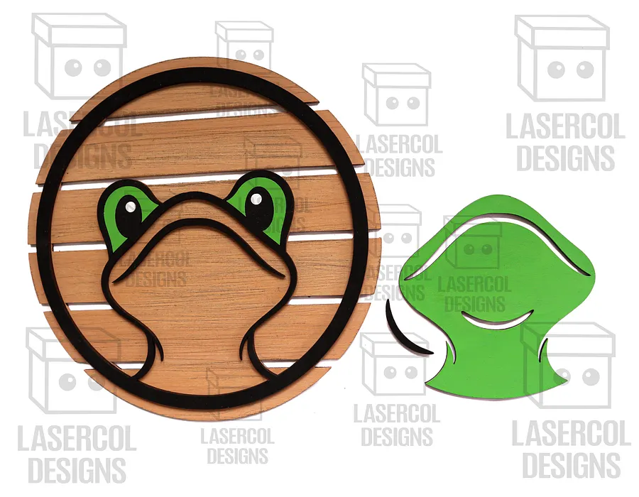 Animals DIY Paint Kit Puzzle Set 3 - Laser Cut Files product image (7)