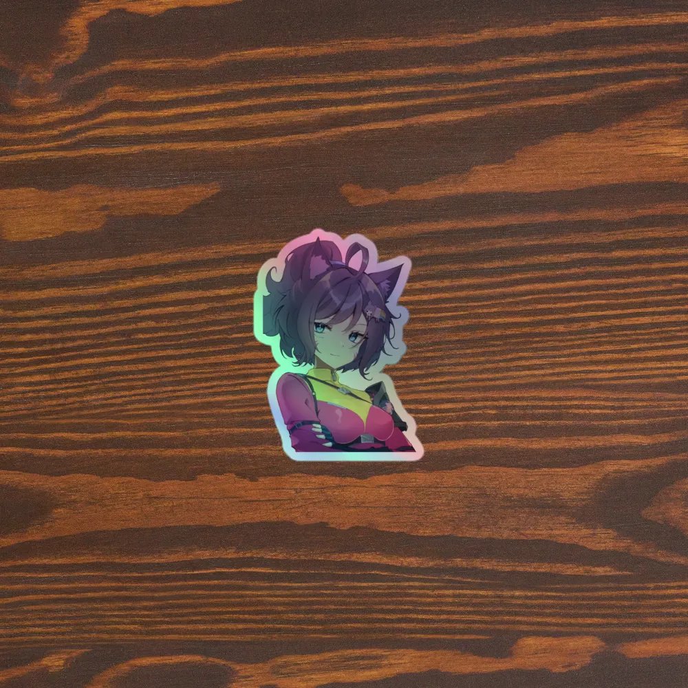Holographic PixelKitten Sticker Set product image (5)
