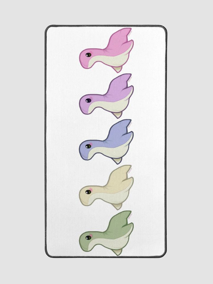 Rainbow Pastel Nessie Desk Pad product image (2)