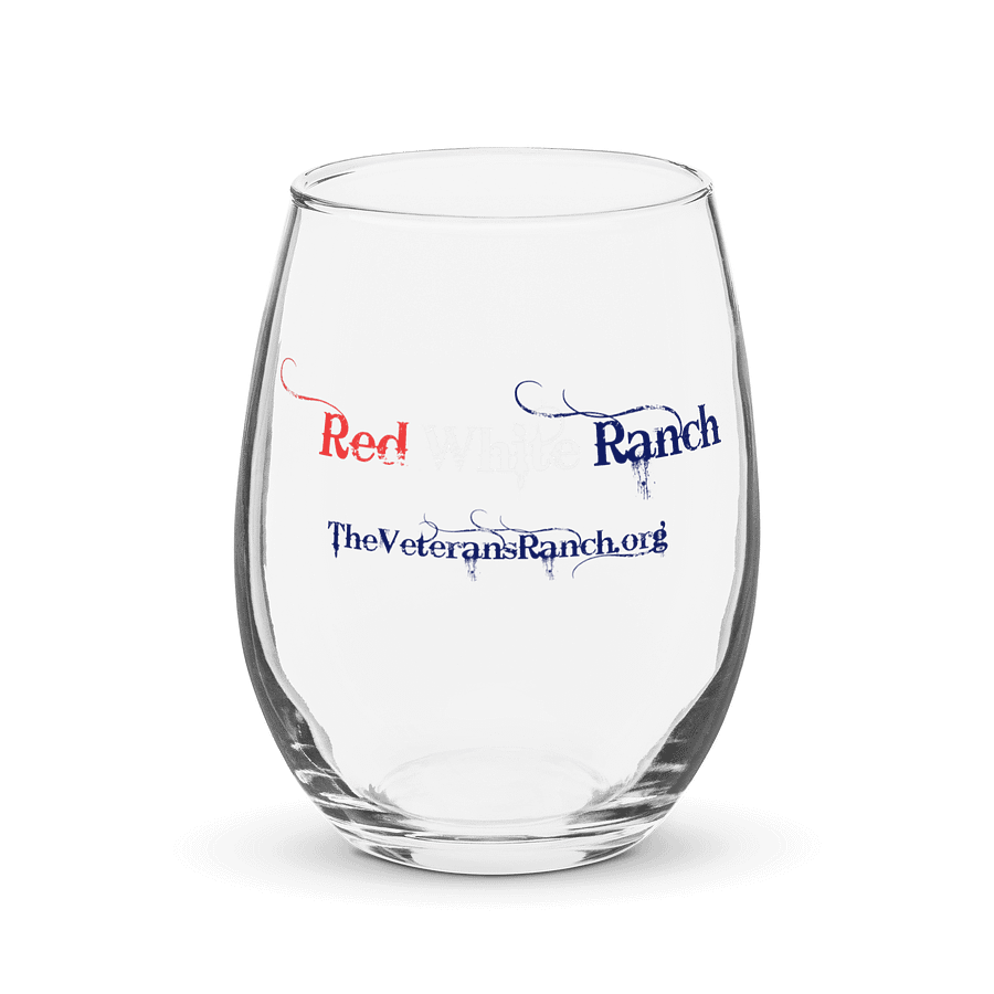 Red, White, Ranch Stemless Wine Glass product image (2)