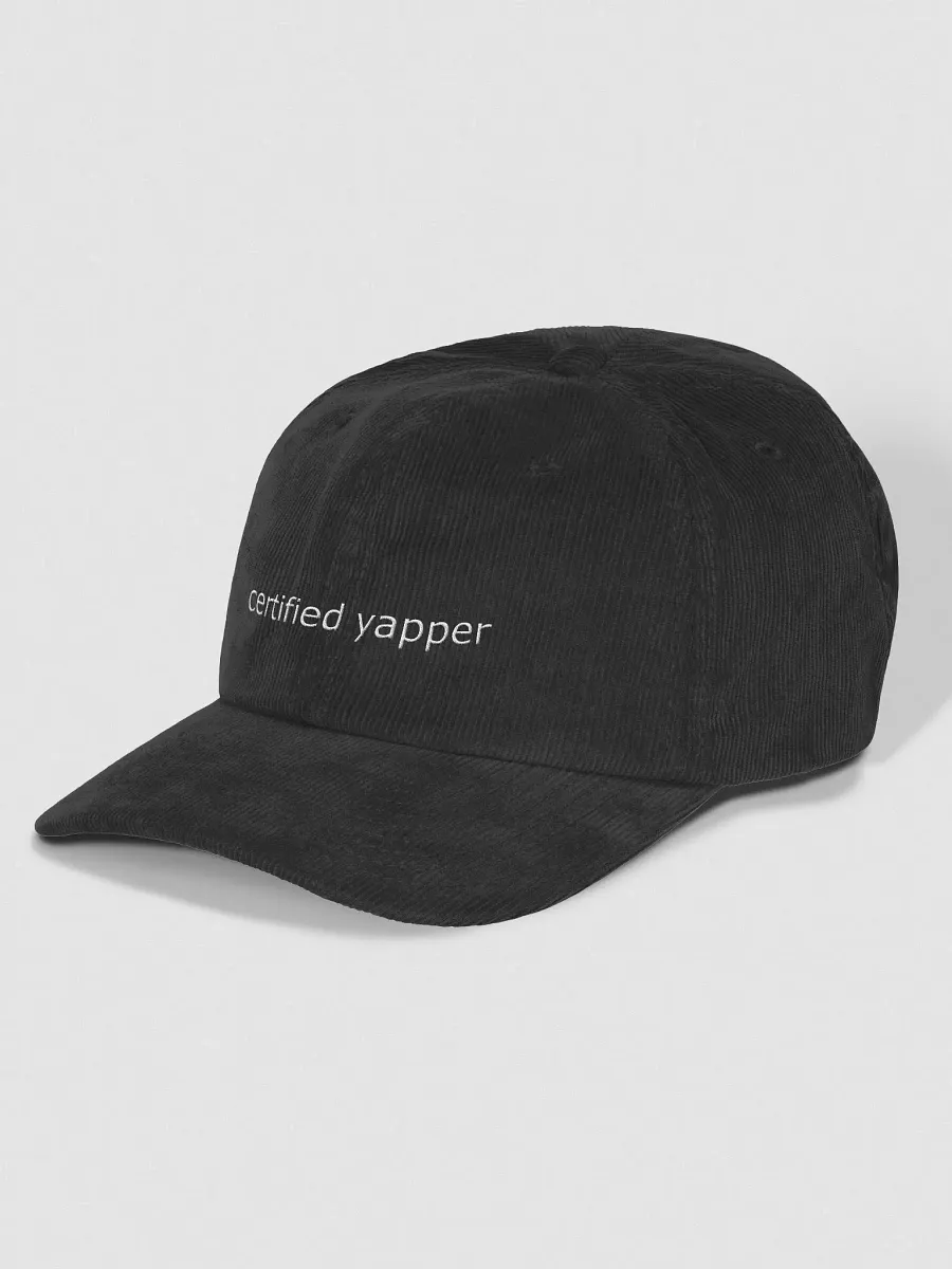 Certified Yapper Corduroy Hat product image (3)