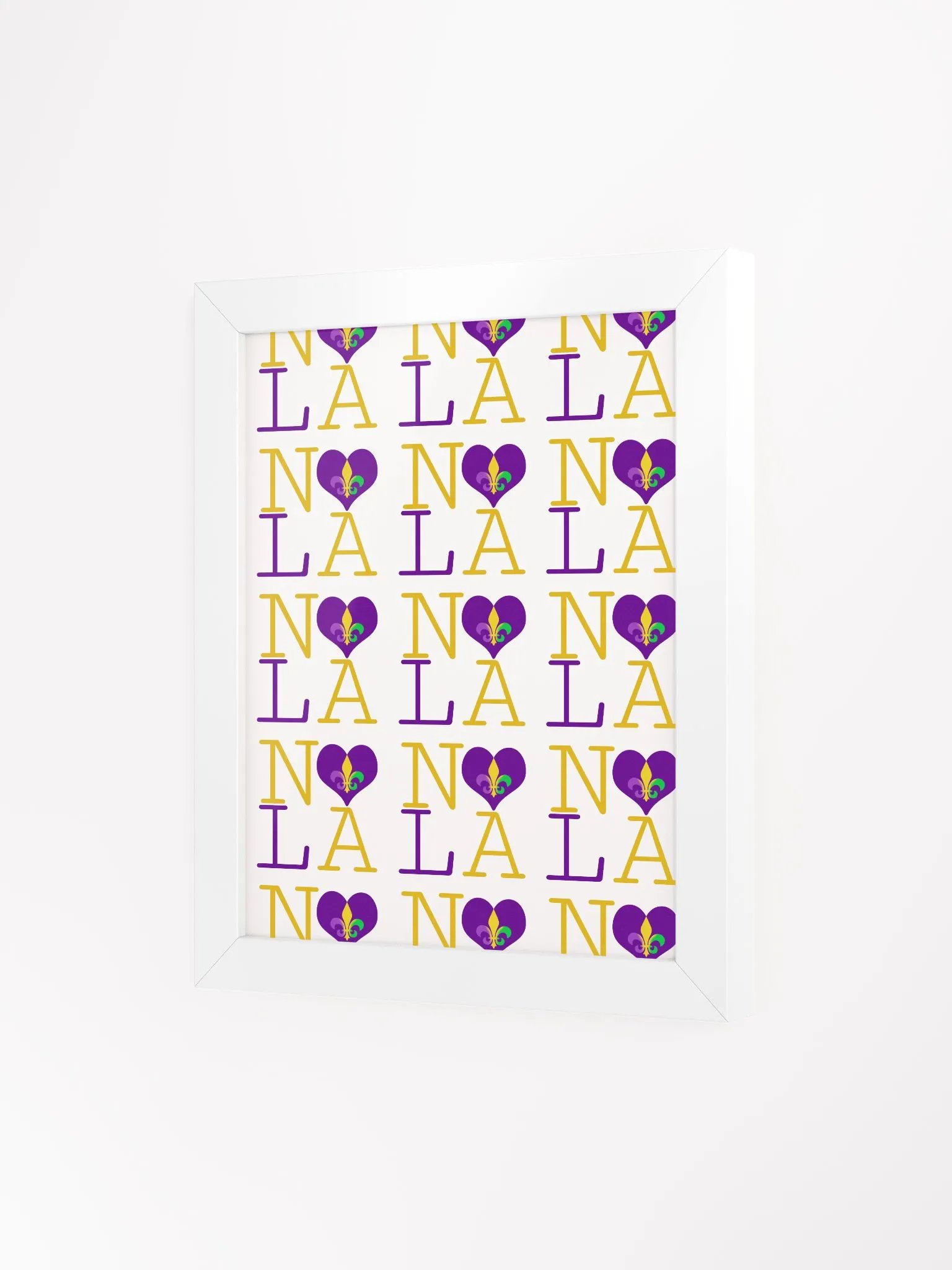 I LOVE NOLA **LEGACY POSTER** (MARDI GRAS 3 INFINITY WALL) product image (84)
