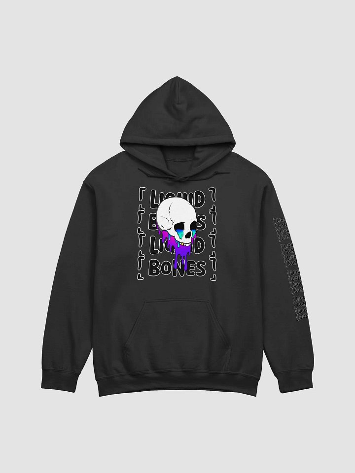 Melting Skull Liquid Bones Graphic Hoodie product image (1)