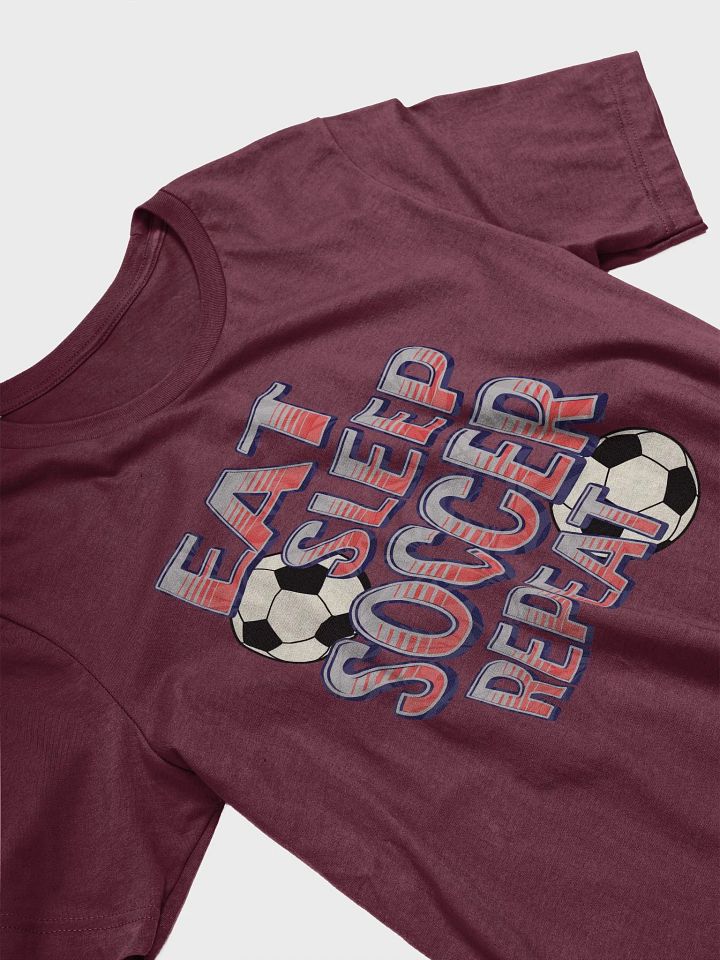 Eat Sleep Soccer Repeat Angle Obsession Unisex Tee product image (32)