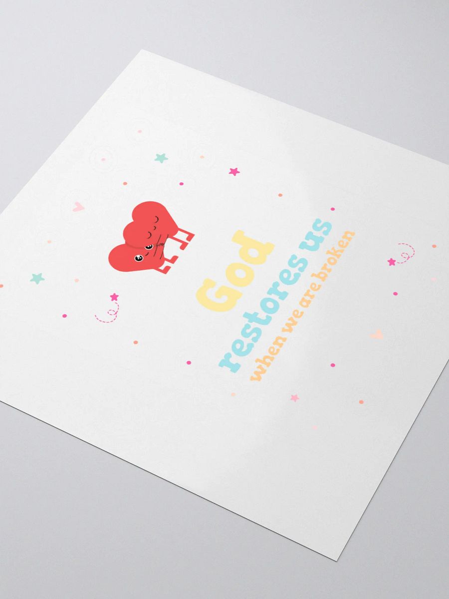 Restored Love Kiss Cut Stickers product image (3)