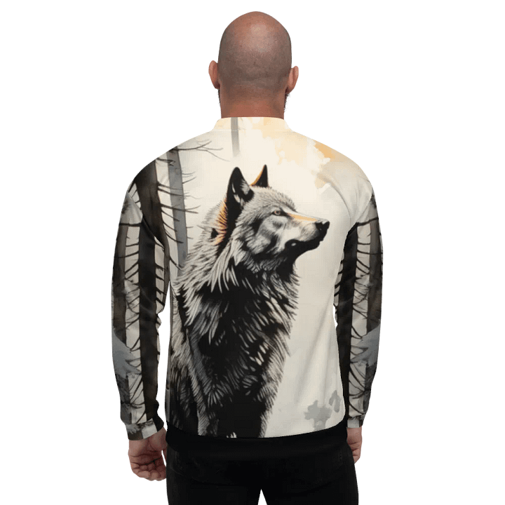 All-Over Print Bomber Jacket by Sublicolor 144/Wolf product image (1)