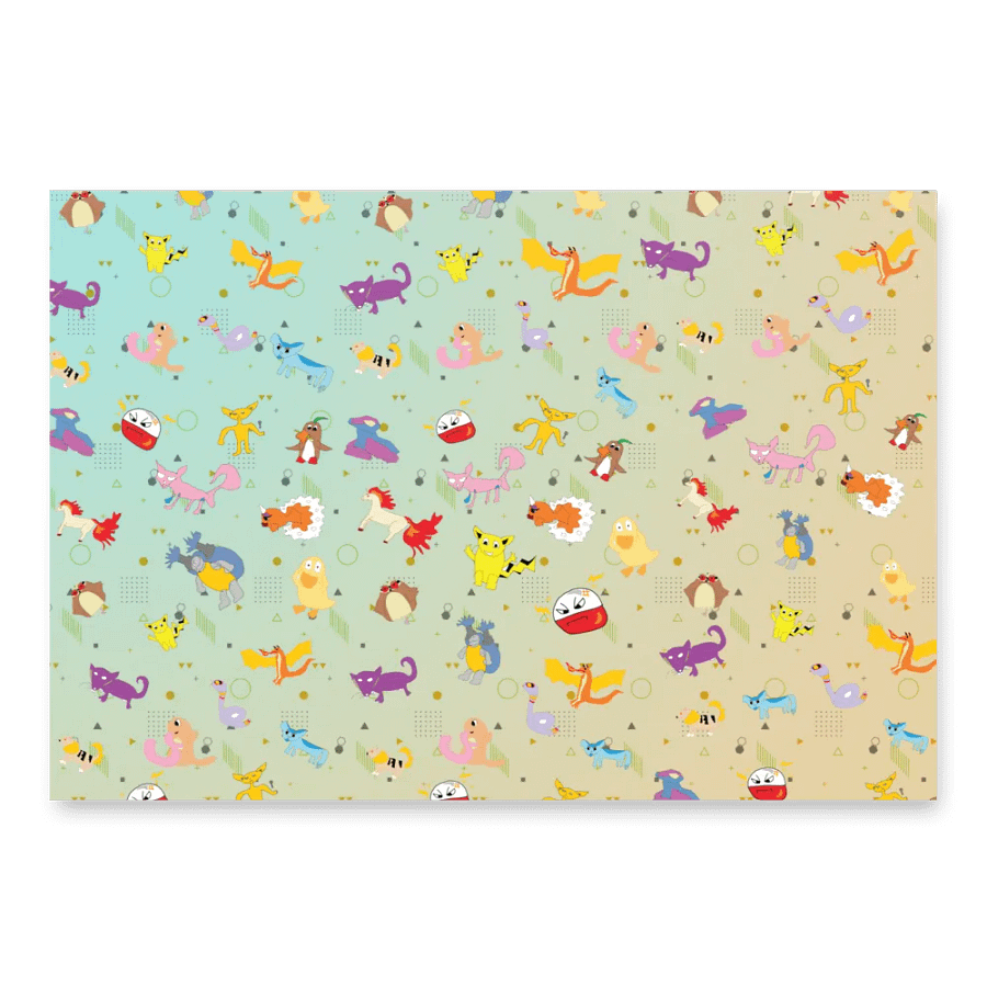 Teef, Nerds, and Pokemon Wrapping Paper Bundle product image (4)
