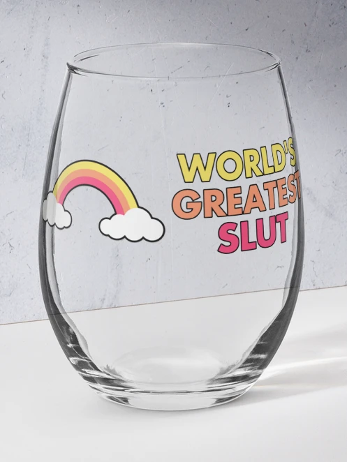 World's Greatest Slut glass product image (1)