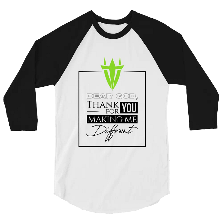 Jersey Raglan Tee: Dear God product image (2)