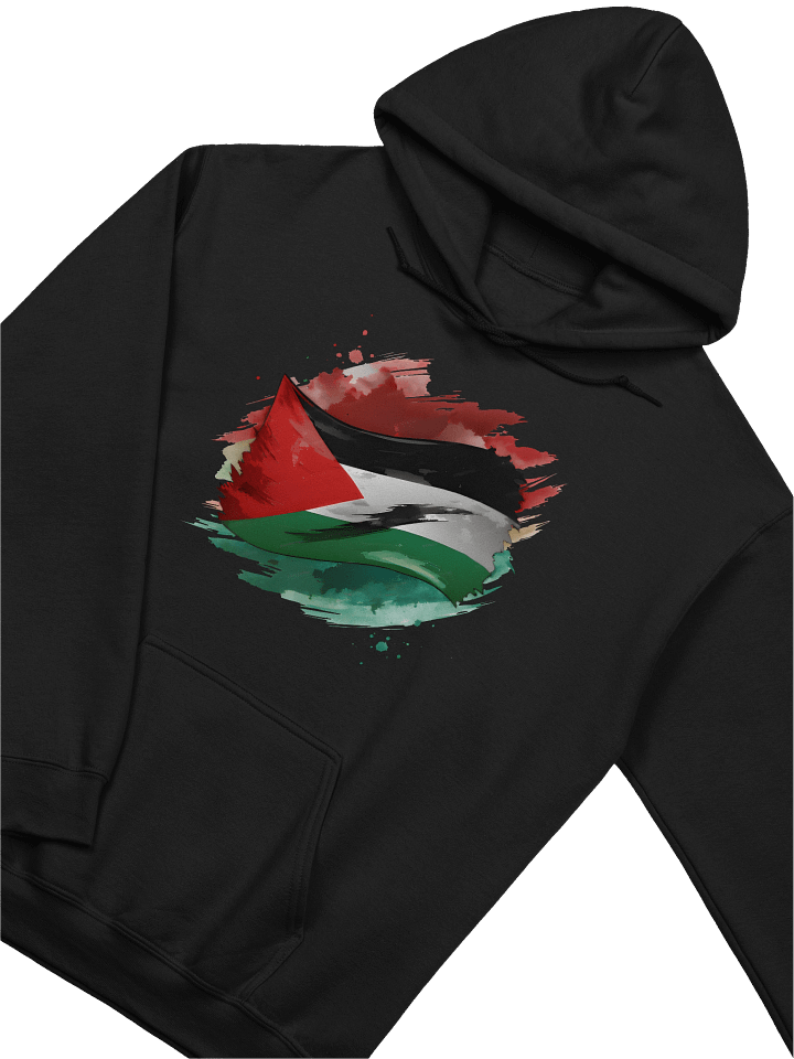 Palestinian Flag Watercolor Hoodie product image (2)