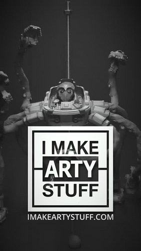 A bit of work on branding and setting up the I MAKE ARTY STUFF website this weekend. A productive couple of days. They’ll be ...
