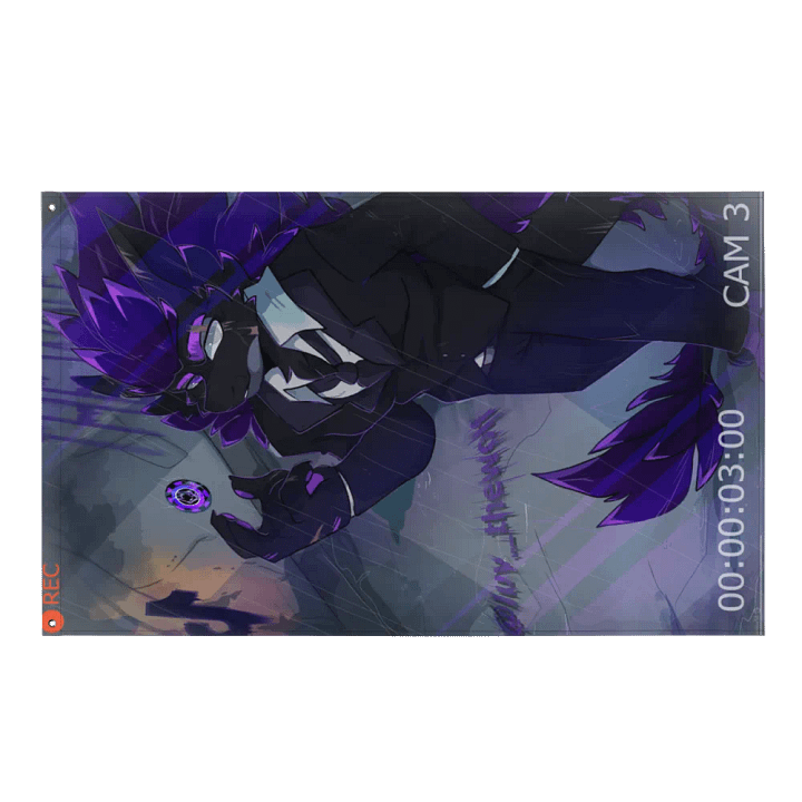 "The Wolf of TikTok" Nardoragon Exclusive All-Over Print Flag product image (1)
