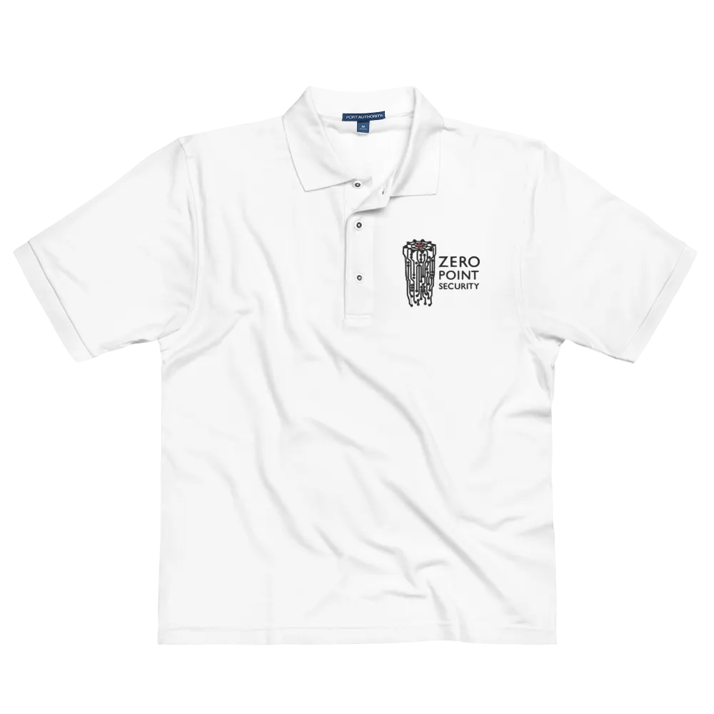 Zero-Point Polo Shirt (White) product image (2)