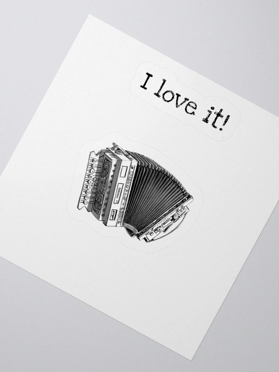 Sticker “I Love It” con Organetto product image (3)