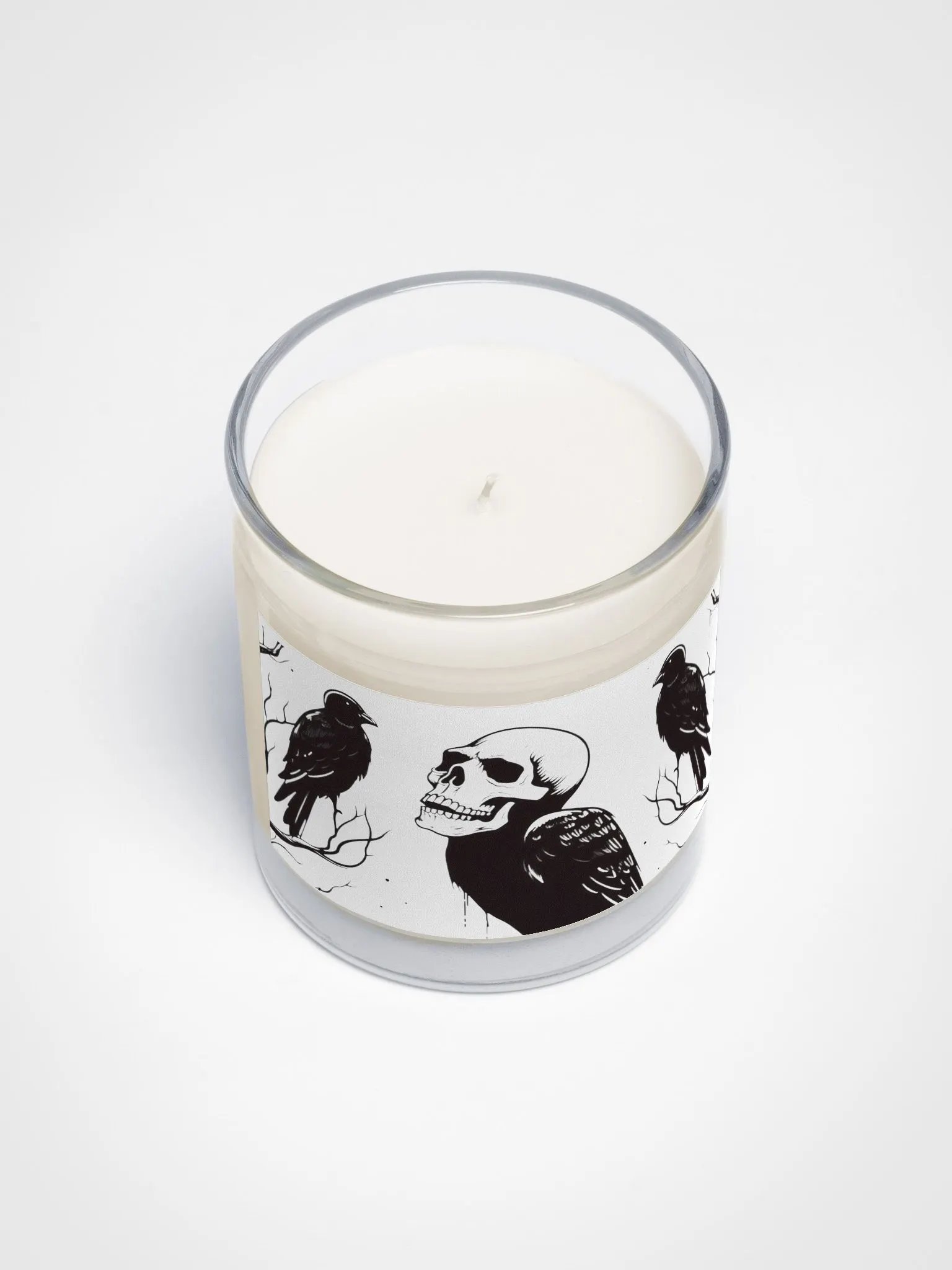 🌙 Crow & Skull Motif Soy Candle 🕯️ product image (3)