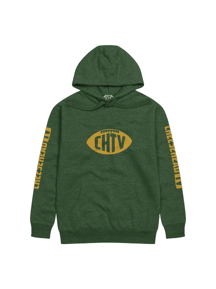CHTV Logo Sleeves Hoodies (Green) product image (1)